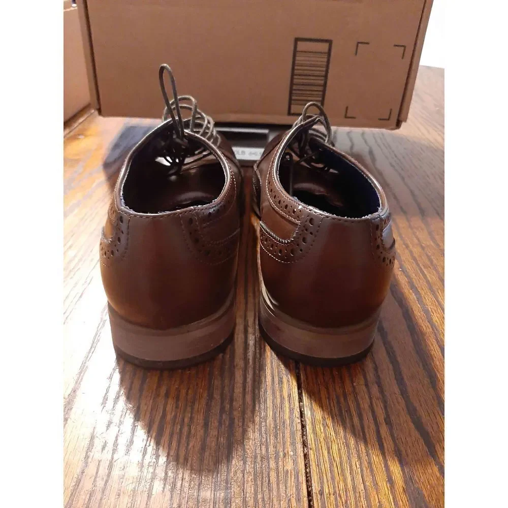 Mens Size 7 Bruno Marc Brown William 2 Leather Oxford Dress Shoes